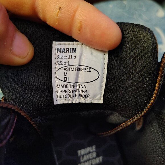 BRUNT MENS LEATHER WORK BOOTS - Picture 4 of 10